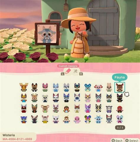 animal crossing new horizons design id